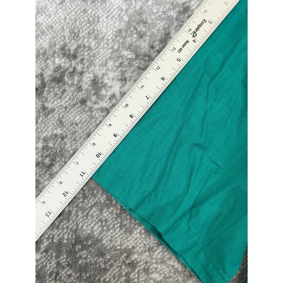 Paradise Found Green Short Sleeve Parrot Casual Button Shirt Size L Large - Picture 5 of 7